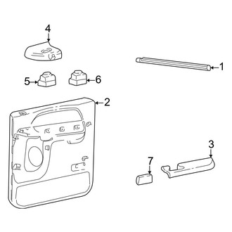 Ford OE - Rear Door - Interior Trim