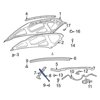 Ford OE - Left Hood Lift Support