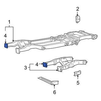 Ford OE - Front Frame Rail End Bracket