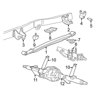 Ford OE - Rear Suspension - Suspension Components