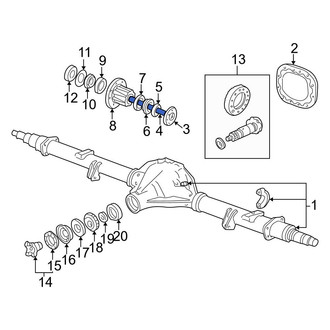 Ford OE - Front Outer Drive Axle Shaft Seal