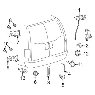 Ford OE - Back Door - Lock & Hardware
