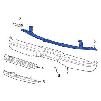 Ford OE - Rear Bumper Face Bar Reinforcement Beam