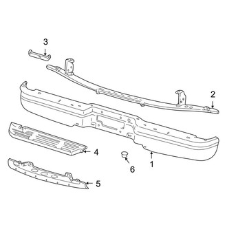Ford OE - Rear Bumper - Bumper & Components