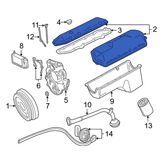 Ford OE - Left Engine Valve Cover