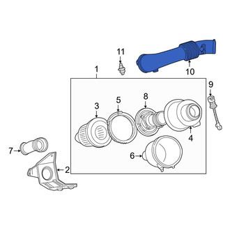 Ford OE - Engine Air Intake Hose