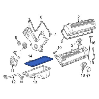 Ford OE - Lower Engine Oil Pan Gasket
