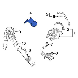 Ford OE - Engine Air Intake Hose