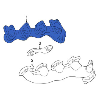 Ford OE - Right Exhaust Manifold