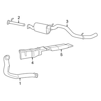 Ford OE - Exhaust System - Exhaust Components (7.3L)