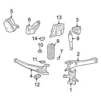 Ford OE - Front Suspension - Suspension Components (RWD)