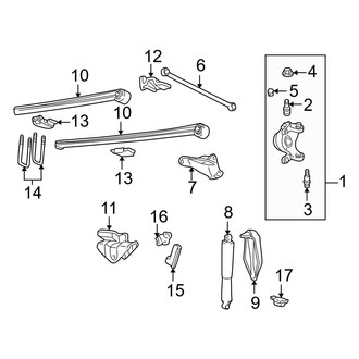 Ford OE - Front Suspension - Suspension Components (4WD)