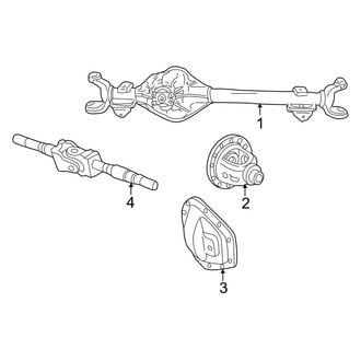 Ford OE - Front Suspension - Carrier & Front Axles (4WD)
