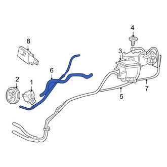 Ford OE - Power Steering Reservoir Hose