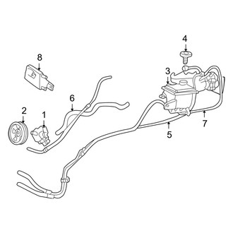 Ford OE - Steering Gear & Linkage - Pump & Hoses (5.4L / 6.8L)