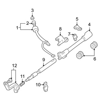 Ford OE - Steering Column - Housing & Components (Transmission Shift Tube)