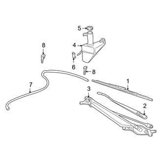 Ford OE - Windshield - Wiper & Washer Components