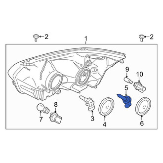 Ford OE - Front Upper Headlight Bulb