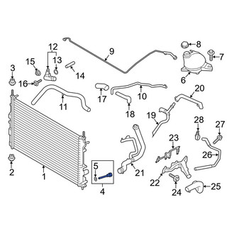 Ford OE - Radiator Drain Plug