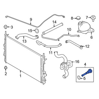 Ford OE - Radiator Drain Plug