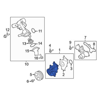 Ford OE - Engine Water Pump