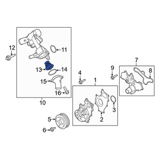 Ford OE - Engine Coolant Thermostat