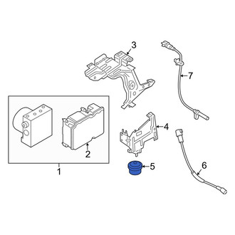 Ford OE - ABS Modulator Insulator