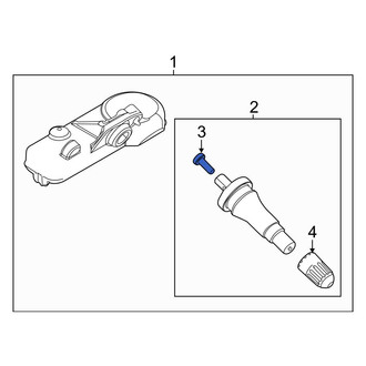 Ford OE - Tire Pressure Monitoring System (TPMS) Valve Stem Screw