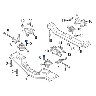 Ford OE - Automatic Transmission Oil Cooler Bolt