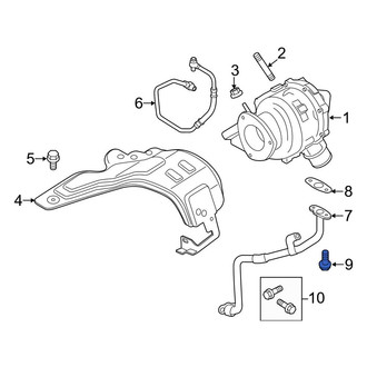Ford OE - Turbocharger Oil Line Bolt