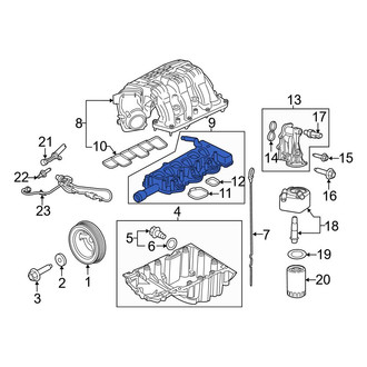Ford OE - Lower Engine Intake Manifold