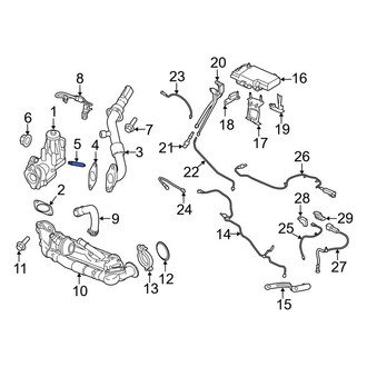 Ford OE - Turbocharger Mount Heat Shield Bolt