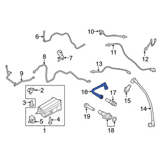 Ford OE - PCV Valve Hose