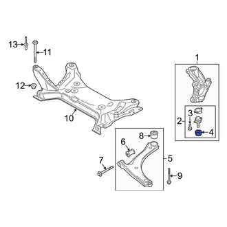 Ford OE - Suspension Ball Joint Nut & Washer