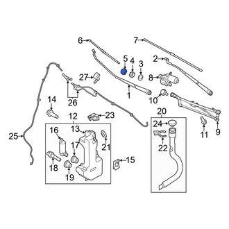Ford OE - Wiper Arm Cap