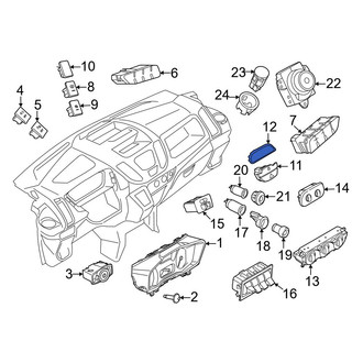 Ford OE - Passenger Air Bag Disable Switch