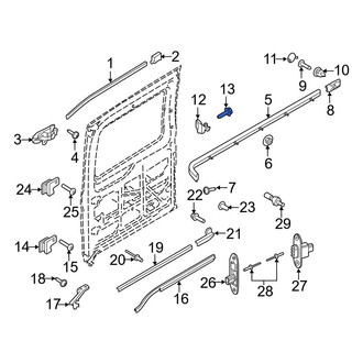 Ford OE - Sliding Door Roller Bracket Bolt