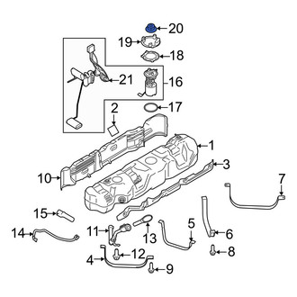 Ford OE - Instrument Panel Air Bag Nut