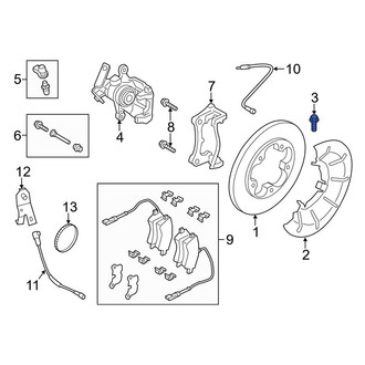 Ford OE - Brake Dust Shield Bolt