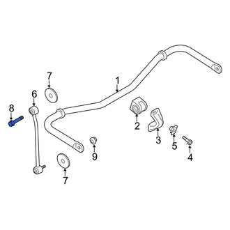 Ford OE - Suspension Stabilizer Bar Link Bolt