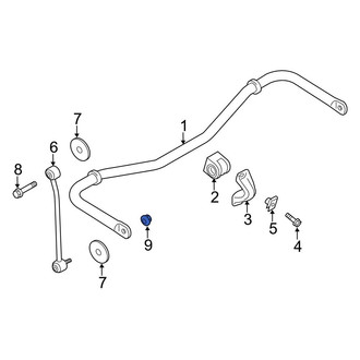 Ford OE - Front Suspension Stabilizer Bar Link Nut