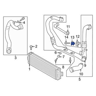 Ford OE - Turbocharger Boost Pressure Relief Valve