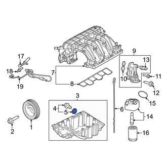 Ford OE - Engine Oil Drain Plug Gasket