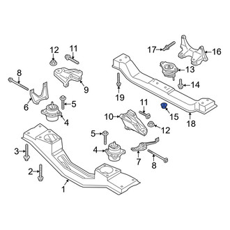 Ford OE - Automatic Transmission Mount Nut
