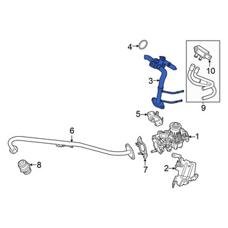 Ford OE - Exhaust Gas Recirculation (EGR) Tube