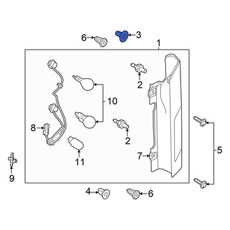 Ford OE - Upper Tail Light Grommet