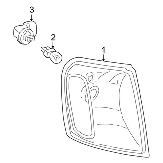 Ford OE - Front Lamps - Park & Signal Lamps