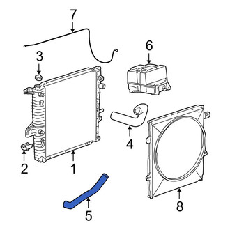Ford OE - Lower Radiator Coolant Hose