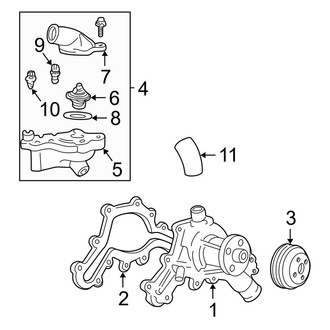 Ford OE - Cooling - Water Pump