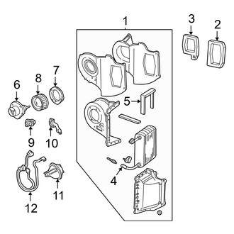 Ford OE - Air Conditioner & Heater - Evaporator & Heater Components